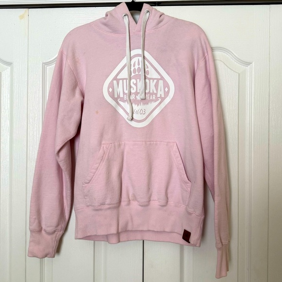 Pink Muskoka Bear Wear Hoodie - Picture 1 of 8